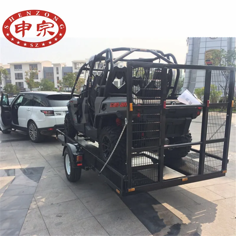 small atv car transporter utility dump trailer