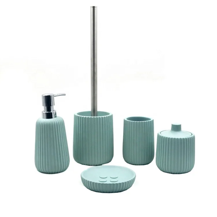 
Bathroom Accessories Set Resin 