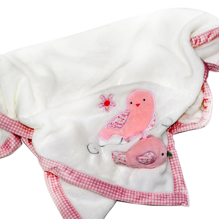 Best selling safety soft plush blanket newborn baby wrap swaddle blanket