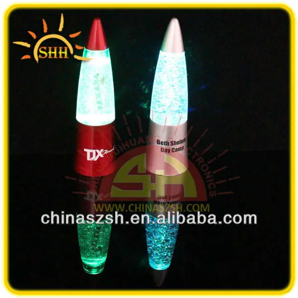 2015 hot selling rocket shaped small led lamp for promotion, home&garden decoration led rocket lamp wholesale