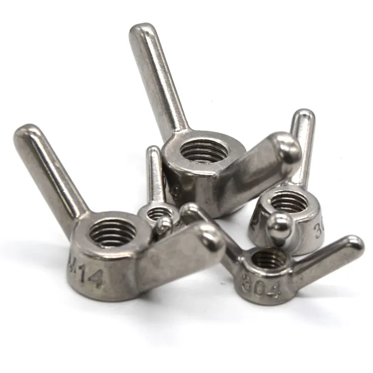 DIN 315 Wing nuts  SS304 large wing nuts din315 washered wing nut