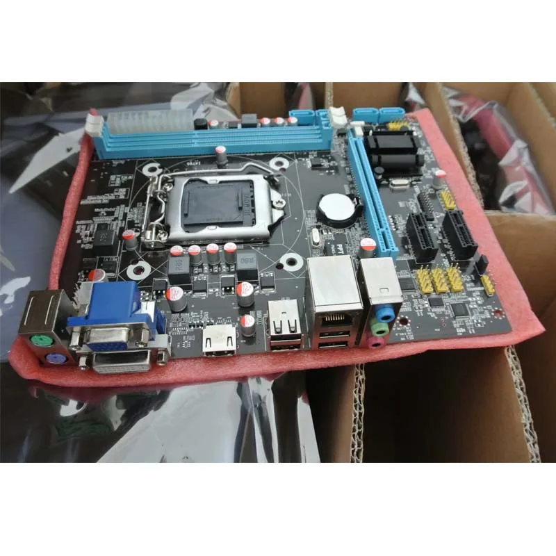 Поддержка Core I3 I5 I7 процессор lga1155 материнская плата micro atx h61
