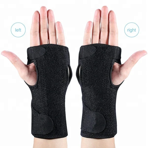Hot Sale Night Wear Removable Wrist Hand Splint Palm Support Brace Carpal Tunnel Arthritis