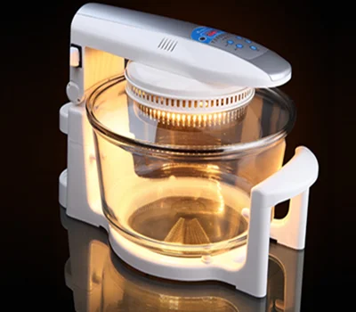 halogen convection turbo oven BBQ oven kitchen appliance in black color