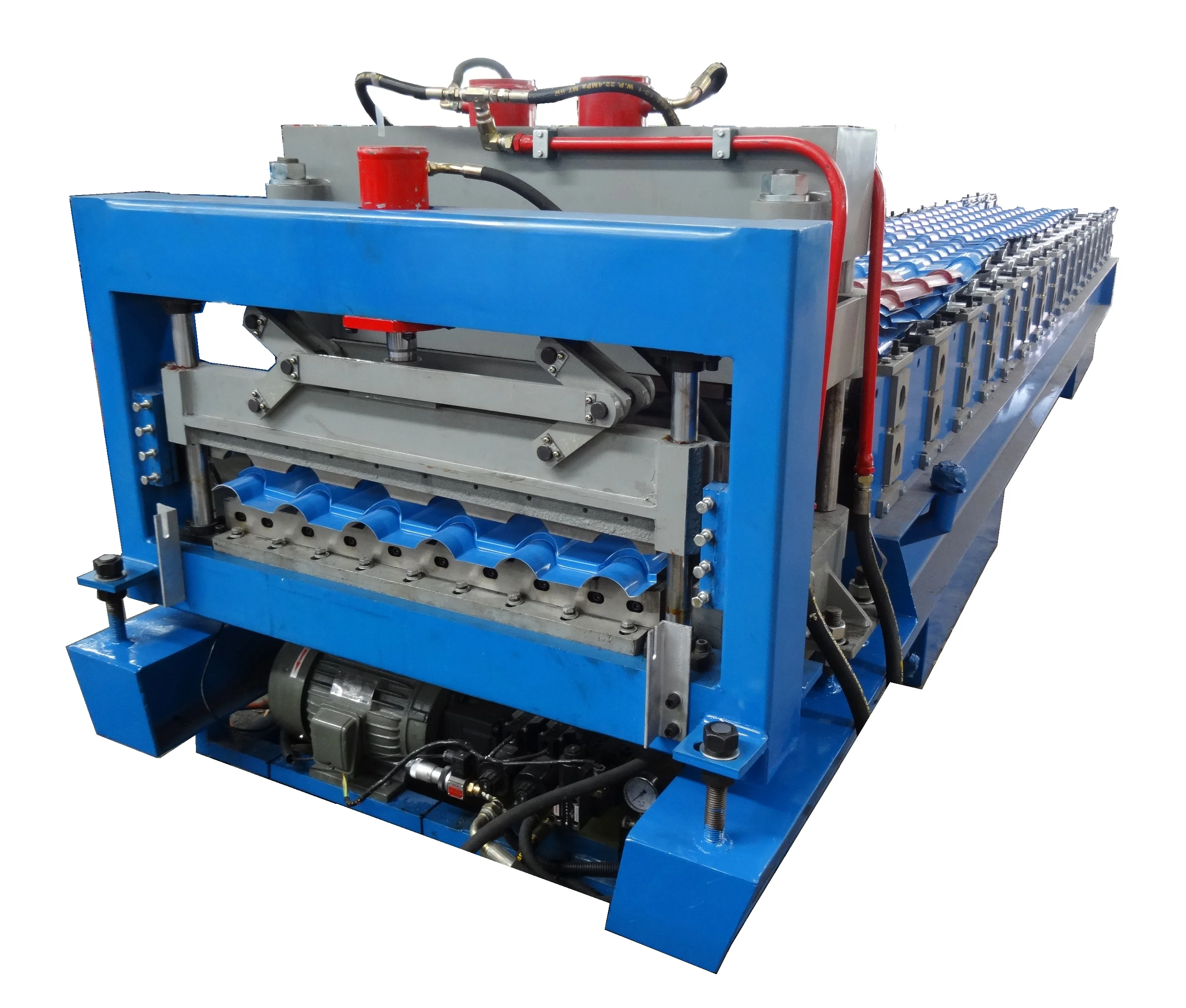 Aluminum Roofing Sheet Roll Forming Machine Metal Tile Making Machine in China