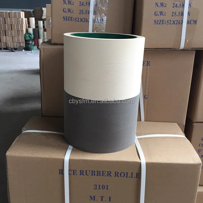 
6 inch small rice milling machine rubber roller,rice milling machine rubber rolls 