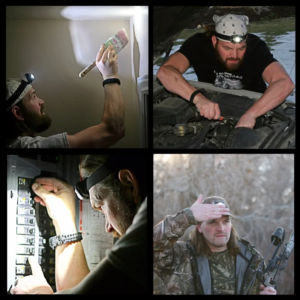 
High Brightness Portable Led Headlamp Flashlight With gesture Control 