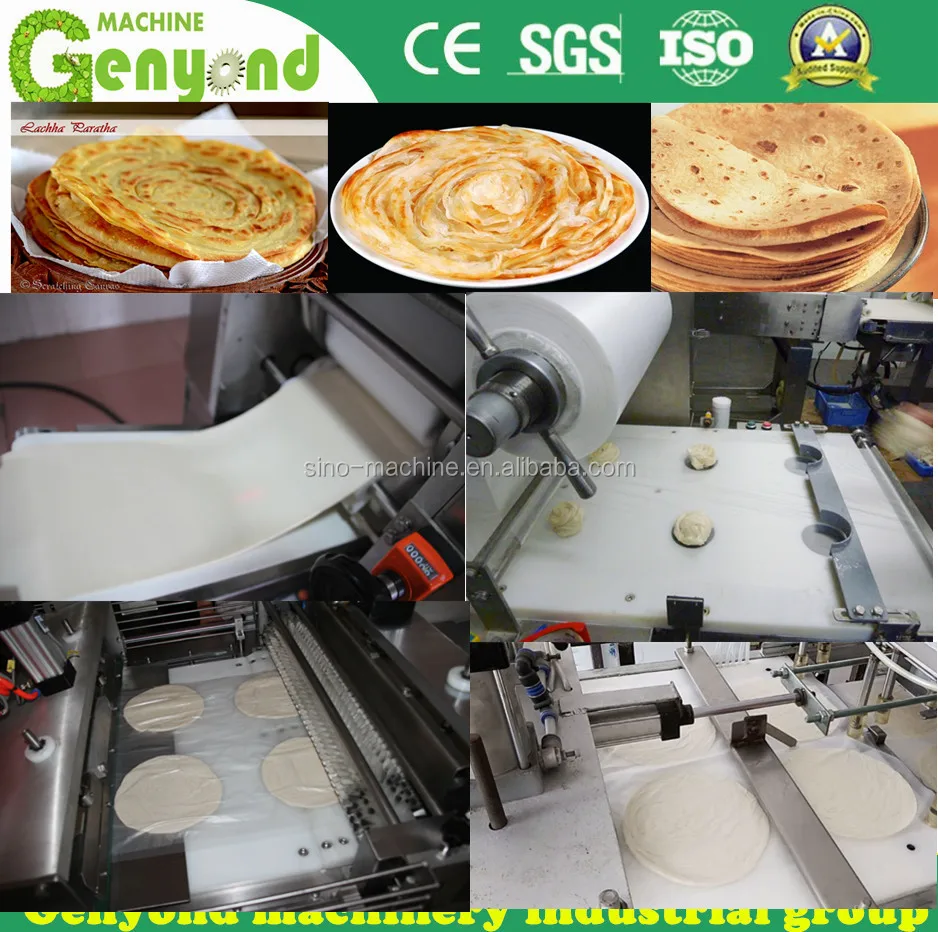 stainless steel automatic paratha machine paratha Naan flat bread production line