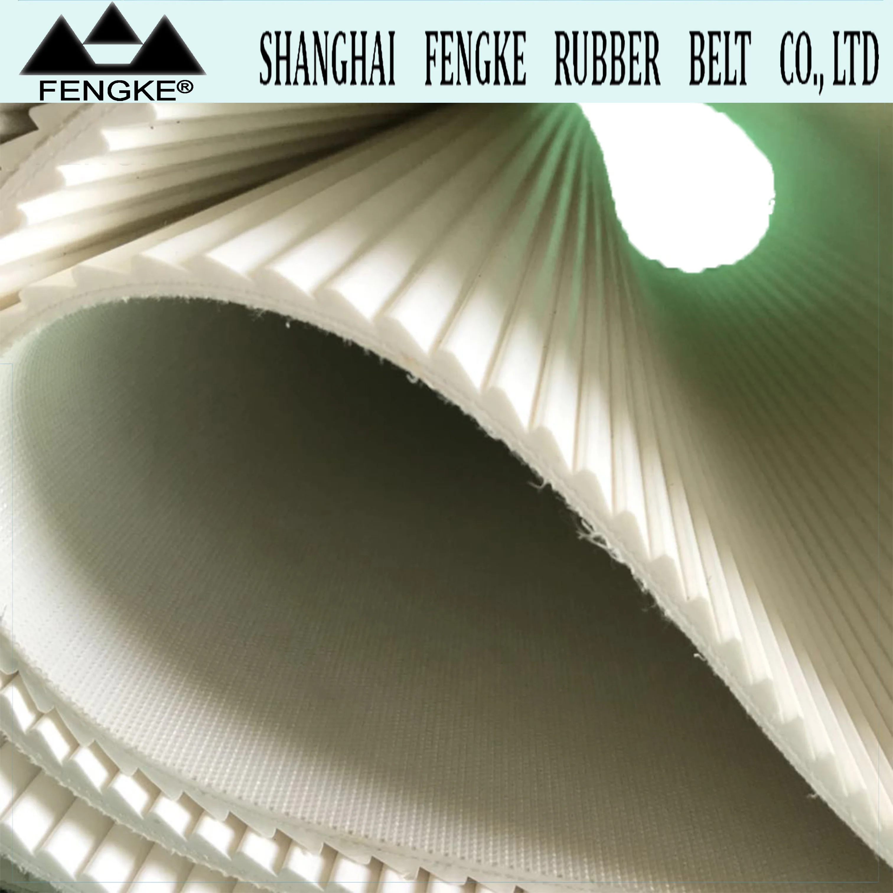 Rough Surface Washboard Pattern White PVC Conveyor Belts for Sealing Machine