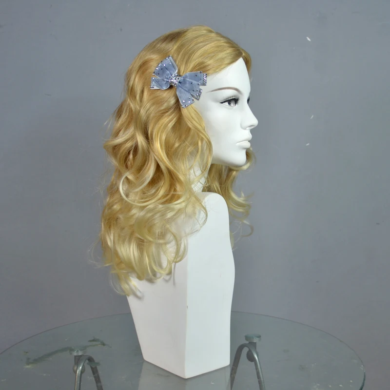 Realistic women head dummy mannequin for wigs display