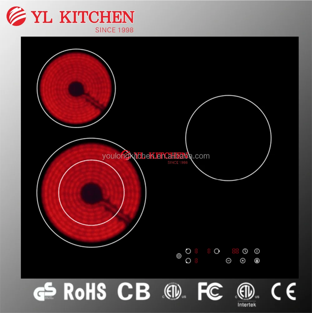 Top quality 5400w electric three burners multi cooker