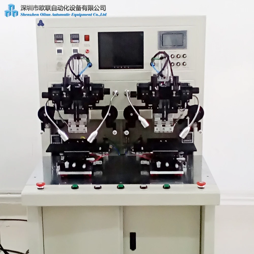 Olian new iphone x samsung s7 edge screen Automatic Flex Cable bonding Machine with 4 Microscope to repair all mobile phone LCD