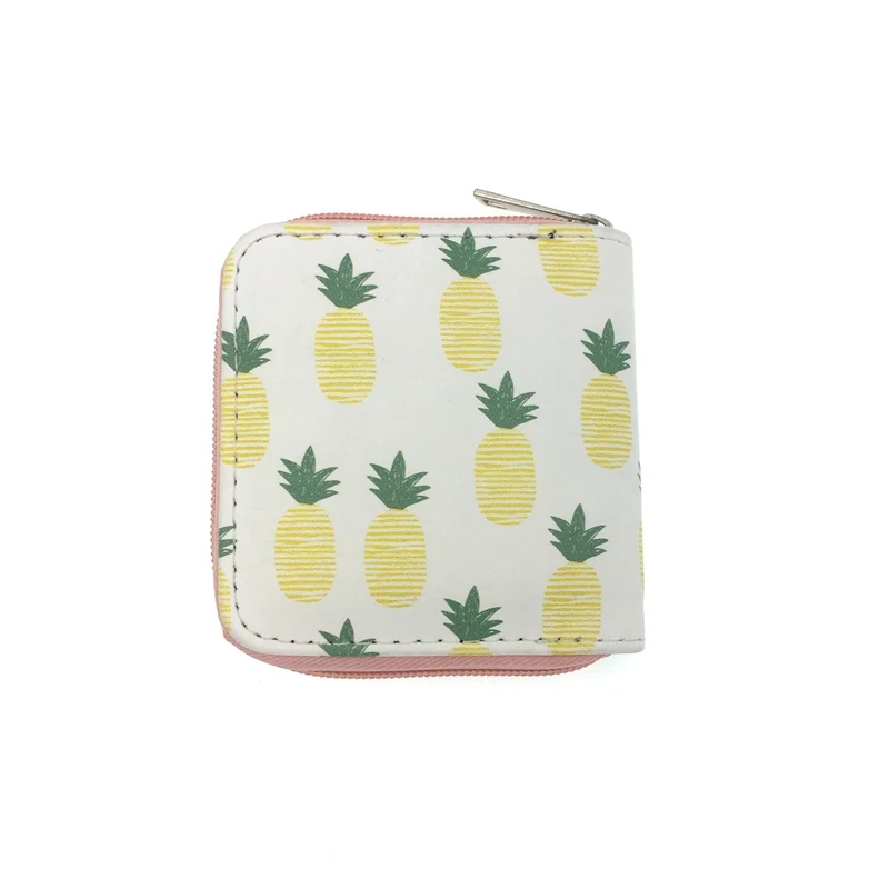 YK New Women Fashion Latest Beauty Products Leaf Ladies Coin Purse Clutch Bag Handle Wallet For Lady