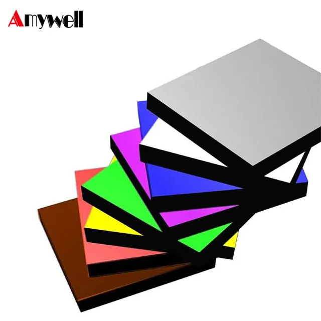 Amywell Free samples Solid core decorative phenolic resin hpl laminate sheet