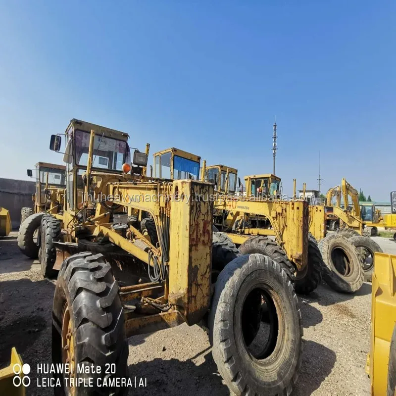  Оригинальный б/у автогрейдер komatsu GD511 Строительная техника много запасов на
