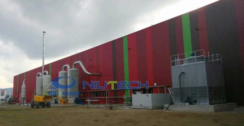 
Industrial continuous waste tyre pyrolysis plant 