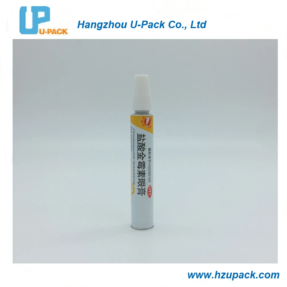 3g, 5ml Empty Ointment Aluminum Collapsible Packaging Tube with Extended Nozzle