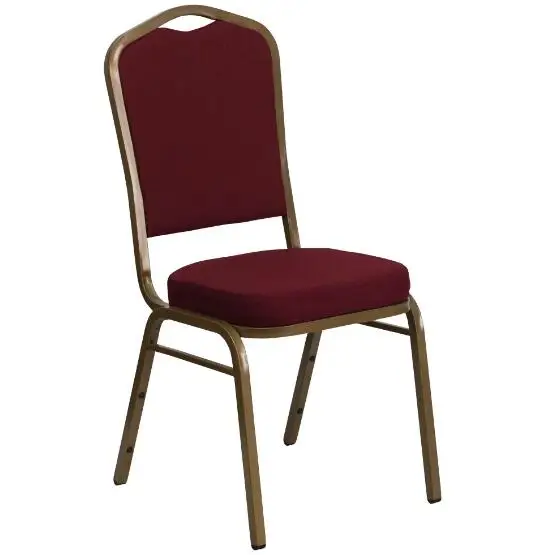 Wholesale Used Modern Iron Banquet Chairs for Hotels Weddings Schools Cheap Metal Stacking Furniture for Sale
