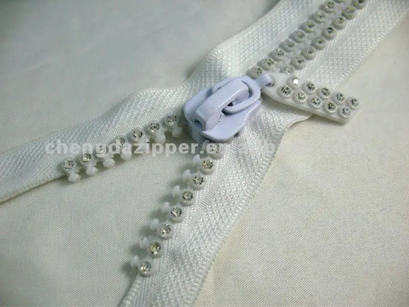 two way open end plastic zipper 2way zipper