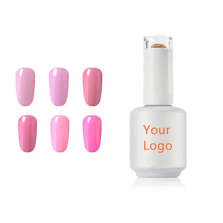 Pink Color Series Gel Nail Polish OEM Long Lasting Shimmer Soak Off Nail Art Led Polish Manicure Colour UV Gel polish