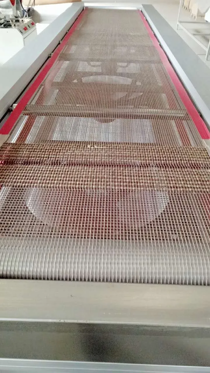 CB-304 Baseball cap Steam Ironing machine Cooling conveyor belt machine