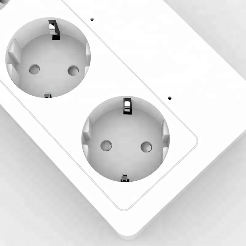 wifi electric smart home automatic cable plug socket switch outlet power strip App Alexa Google 10Amp Tuya remote voice