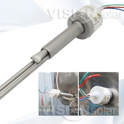 Immersion 22MM Plug-in Thermostat Electric Water Heating Element Stainless Steel for Solar Heater Water Heater Parts