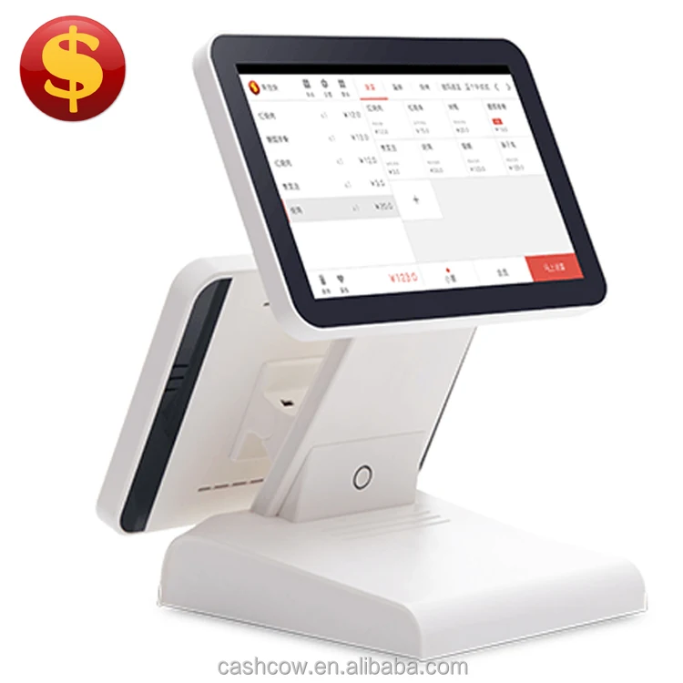 Touch screen tablet all in one pos stand with pos system