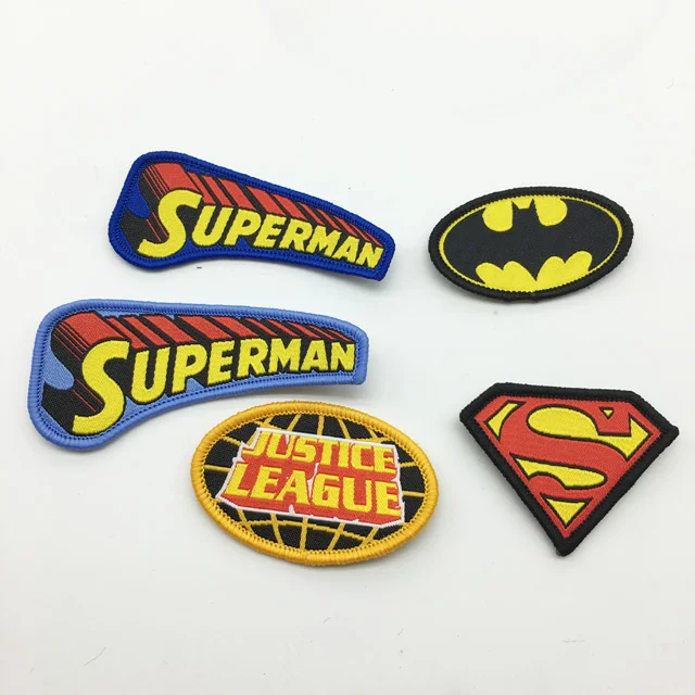 Симпатичный маленький Супермен, пришивная аппликация, сделай сам, нашивка на заказ, тканая нашивка для детской одежды