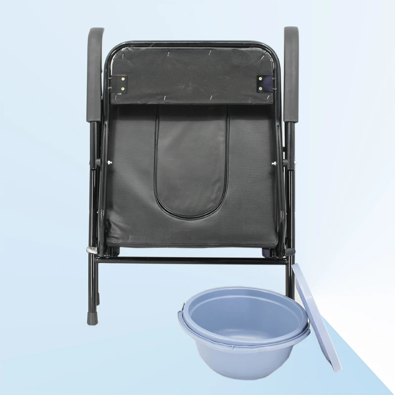 China Hot Sale Hospital Folding Walker Commode Chair Price/Potty Chair Adult/ Toilet Chair For Elderly/Disabled