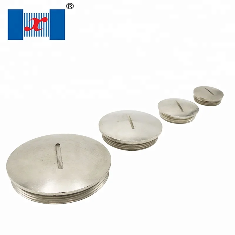 Waterproof IP65 Brass Screw Cap M18 Stop Plug For Junction Box