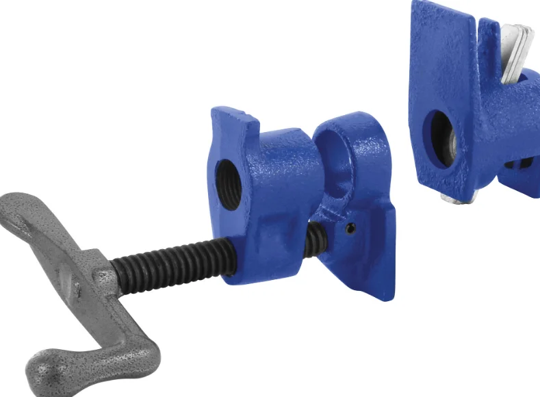 wood working DIY carpentry pipe clamp 1/2 and  3/4 inch SPU products Heavy Duty Woodworking Cast Iron clamp