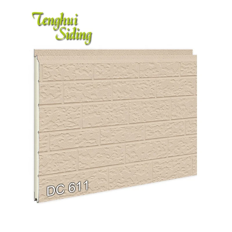 Fire retardant thermal insulation sound proof metal carved pu sandwich board