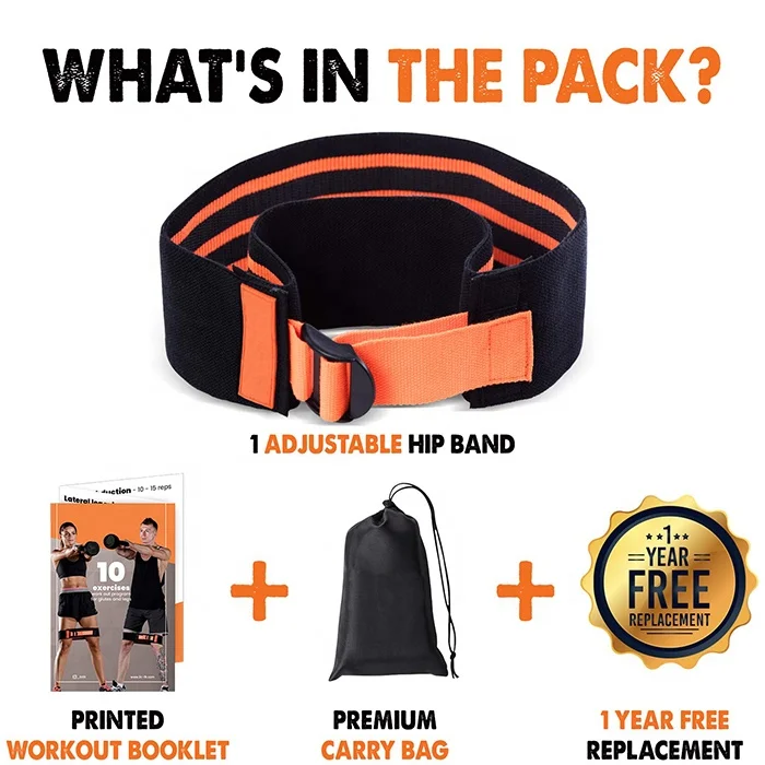 
Adjustable Resistance Hip Circle Band for body shape easy to carry 