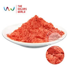 Red Orange Color Pearlescent pigment,pearl luster pigment,Mica Powder DIY Makeup Nail Design ,Nail Polish 1 lot= 50g