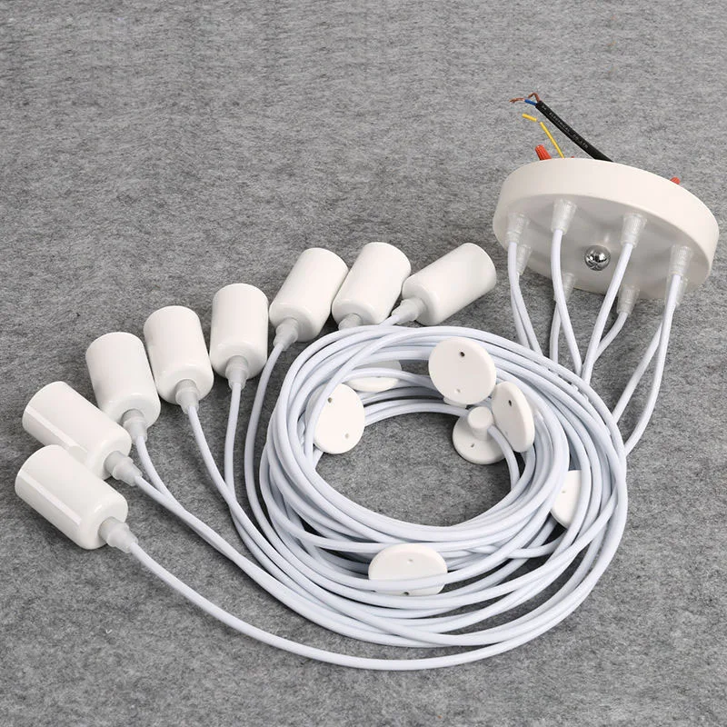 Hanging Home Lighting Adjustable Retro E 27 Edison Loft Style Classic Decorative LED DIY Vintage Spider Pendant Lamp light