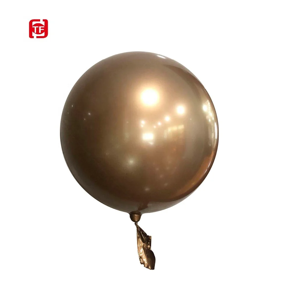 TF hottest new metallic colored bobo balloons TPU chrome balloon sphere seamless ballons pink 18 inch 22 inch and 32 inch