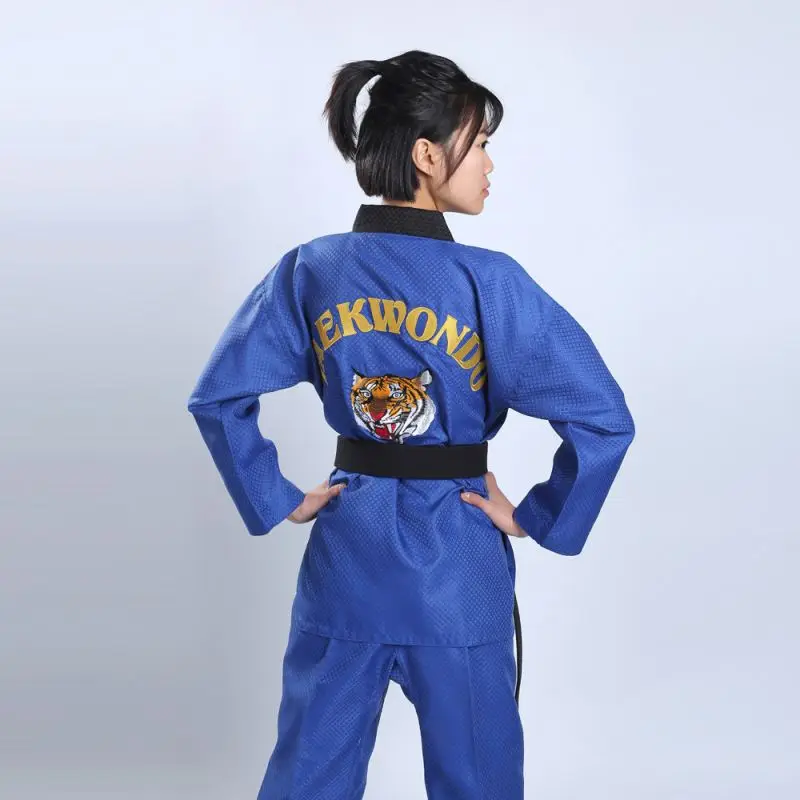 Custom Breathable Taekwondo Dobok Poomsae Uniform Taekwondo Fighter Uniforms Suits