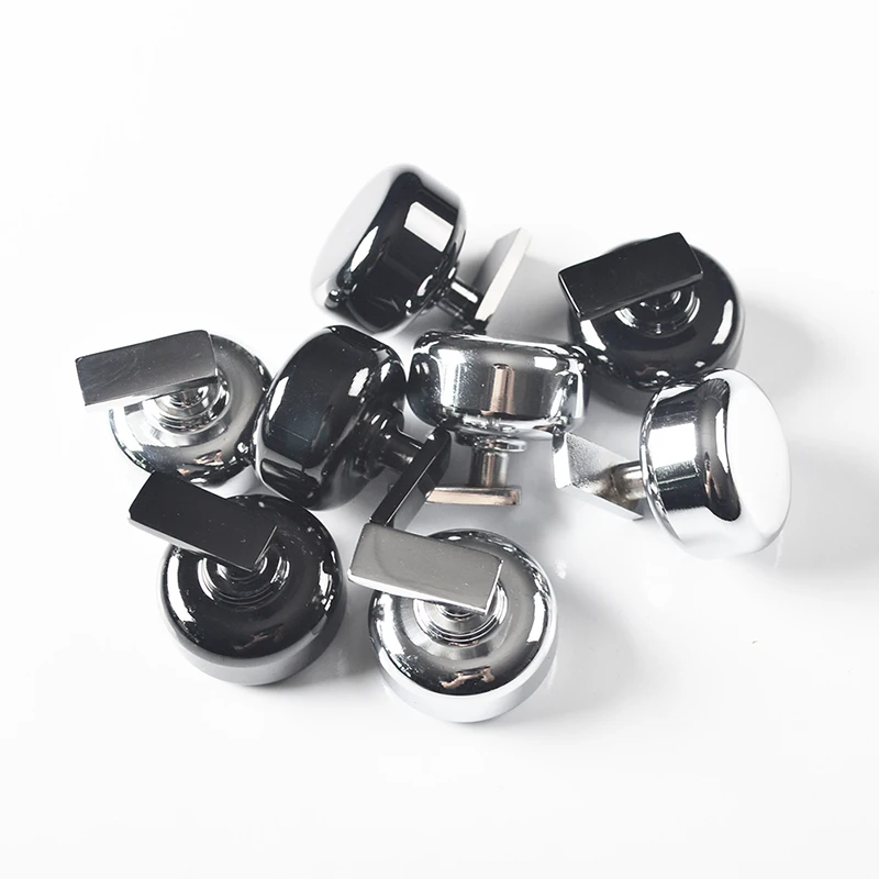 Диаметр 30 мм (1-1/8 дюйма) мини-шайбы Shuffleboard, набор из 8 черных/хромированных TSP-2148