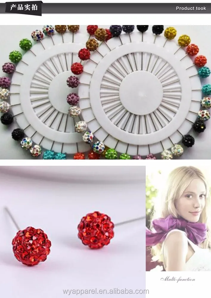 Hijab scarf factory supply high quality fashion muslim women hijab safety pin