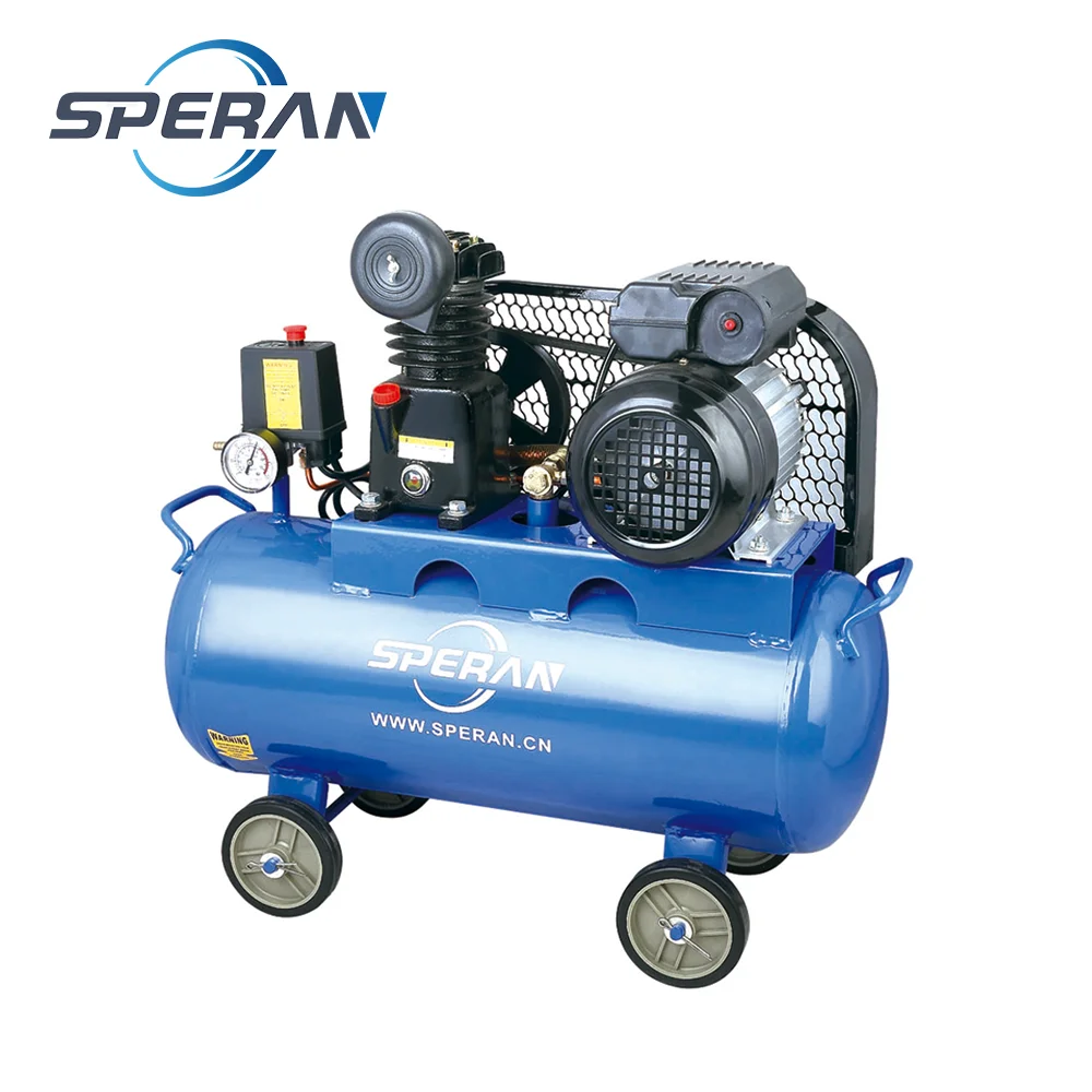 Надежный партнер 8bar 0.75kw 50L мобильный ремень приводом 1hp воздушный компрессор
