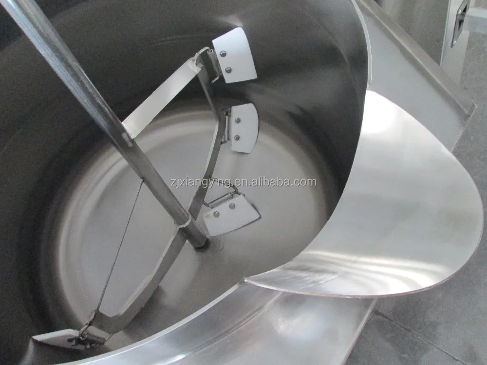 XYJBG-H500 Lowest price high quality gas sauce mixing kettle vessel jam boiling boiler with stirrer mixer cooker