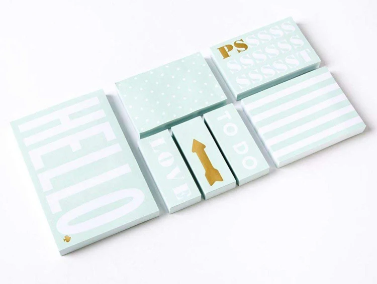  Myway пользовательский новый дизайн блокнот для записей Закладка Набор клейких заметок школьные принадлежности бумажная наклейка корейские