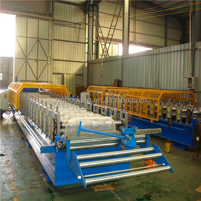 
Steel Sheet Roof Sheet Roll Forming Machine With Pre-shearing 7.5KW Motor 