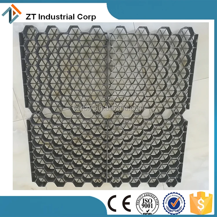 grass lawn grid hdpe plastic driveway pavers
