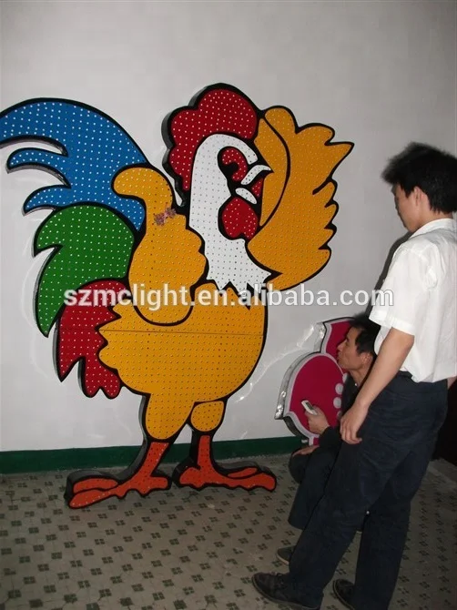 waterproof 9mm decorative strawhat single color LED light string for channel letter or logo