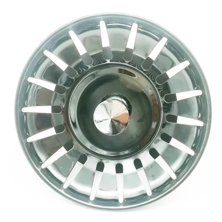 Ningbo Jutye Sink Stopper 78mm sink plug Stainless steel Waste Plug Basin Stainer UK gold itchen sink strainer