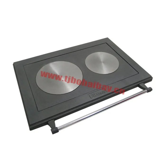 
Stove top with two heating plate 