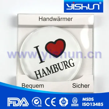 New Cute Pocket Hand Warmer Click Heat Pack Reusable For Gift