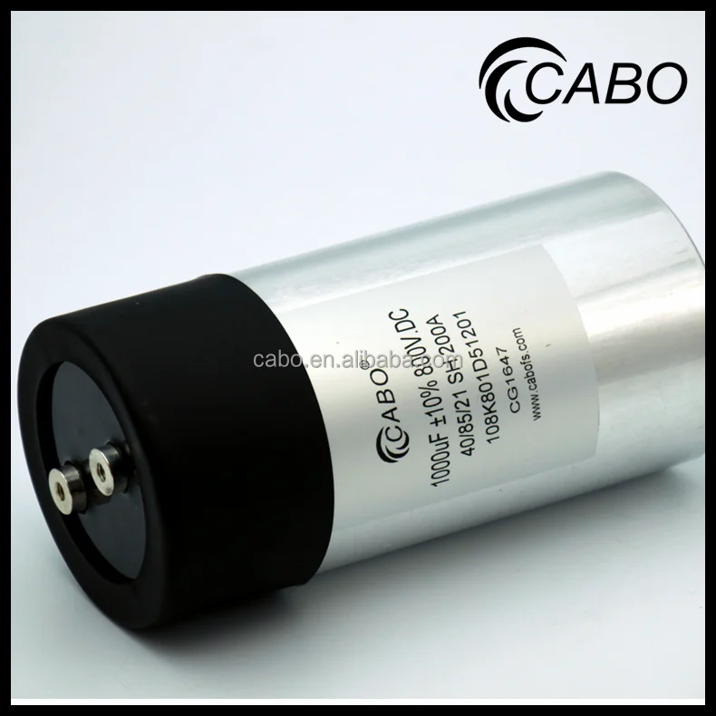 LL 1000uF 800VDC DC link capacitor For DC filter use cylinder capacitor 108K801D51201